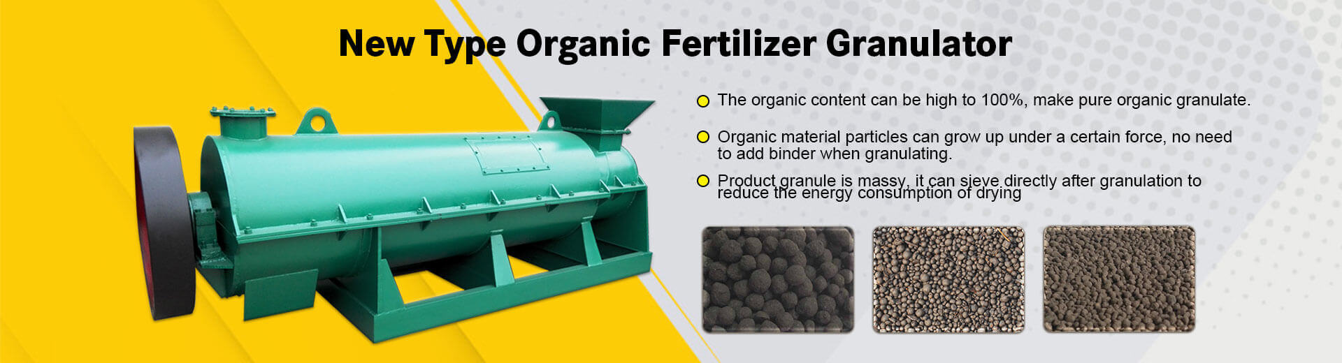 New Type Organic Fertilizer Granulator